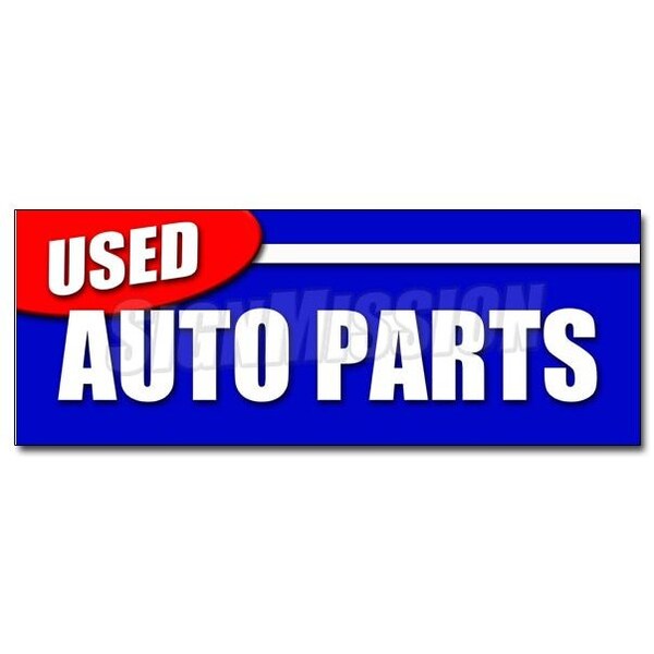 USED AUTO PARTS DECAL sticker all makes junkyard junk yard you pick pull
